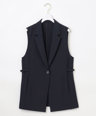 ANY SIS 【UVカット・接触冷感・吸水速乾】スマートビューティストレッチ  ジレ ネイビー