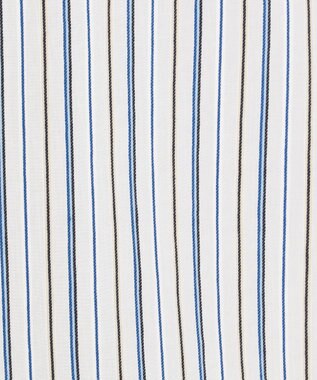 JOSEPH ABBOUD 【キングサイズ・2WAY/】ライトリバーシブルストライプシャツ ホワイト系1