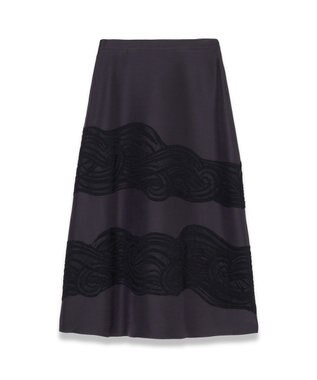 JOSEPH イブニングシルク　Aラインスカート Aurora