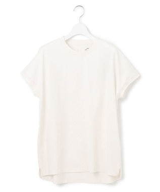 J.PRESS YORK STREET 【WOMEN】【SMOOTH JERSEY】フレンチスリーブ Tシャツ ホワイト系