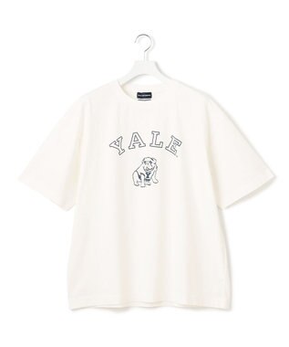 J.PRESS YORK STREET 【UNISEX】YALEブルドックプリント Tシャツ ホワイト系