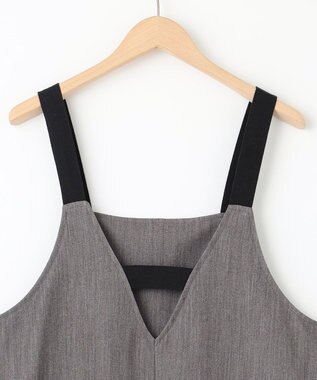 SHARE PARK LADIES TRストレッチジャンスカ ライトグレー系