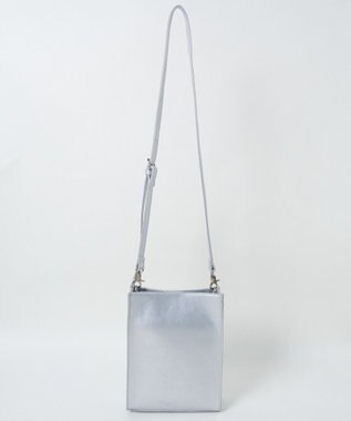 WEGO レザータッチスクエアショルダー シルバー