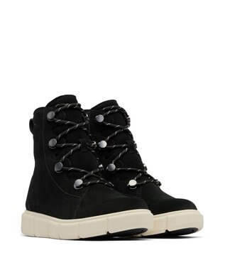 SOREL ソレルエクスプローラー3 ジョアンウォータープルーフ Black, Chalk