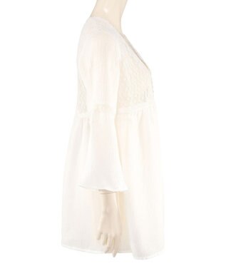 San-ai Resort（三愛水着楽園） レース羽織り　F　【San-ai Resort（サンアイリゾート）】 ホワイト