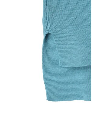 AMERICAN HOLIC ５分袖タックスリーブニットプルオーバー Sax