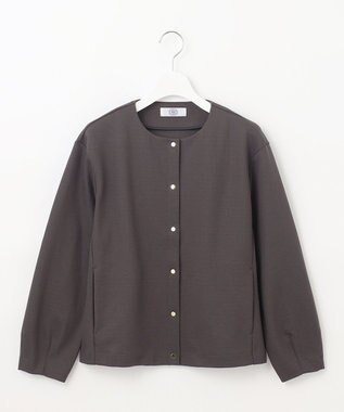 J.PRESS LADIES ミラノリブ カーディガン グレー系