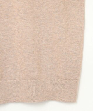 J.PRESS LADIES L 【洗える】スパーク ラメ配色 ニット ベージュ系