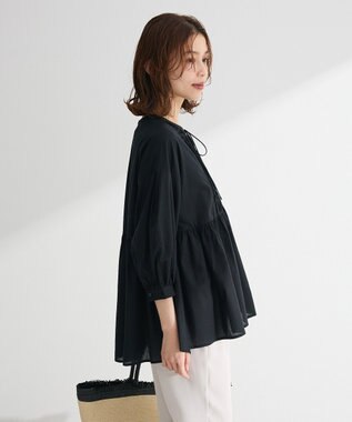 Green Parks ピンタックブラウス White