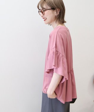 AMERICAN HOLIC バックフリル半袖プルオーバー Pink