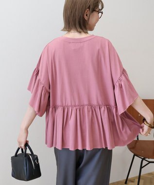 AMERICAN HOLIC バックフリル半袖プルオーバー Pink