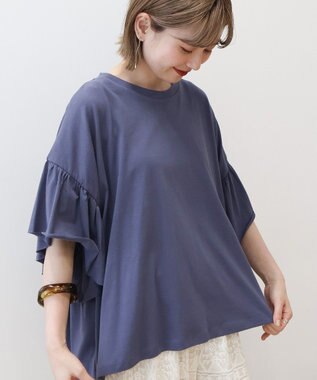 AMERICAN HOLIC バックフリル半袖プルオーバー Navy