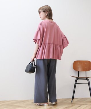 AMERICAN HOLIC バックフリル半袖プルオーバー Pink