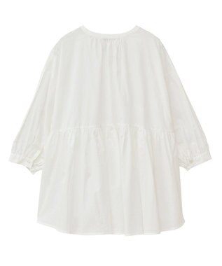 Green Parks ピンタックブラウス White