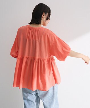 Green Parks ピンタックブラウス White