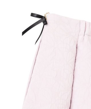 TOCCA 【WEB限定カラーあり】【消臭・洗える】RIBBON LABYRINTH JACQUARDスカート ピンク系