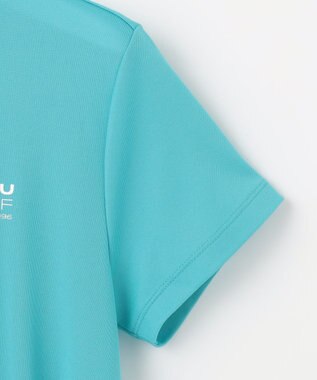 23区GOLF 【WOMEN】【接触冷感・UVケア・吸水速乾】アイス柄 切替ワンピース サックスブルー系