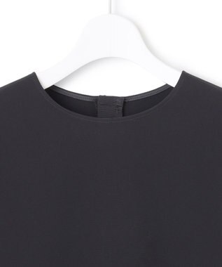 23区 トリアセダブルジョーゼット ブラウス ネイビー系