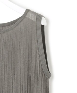 ICB 【30th ANNIVERSARY】シアーライトリュクス ニットワンピース スティールカーキ