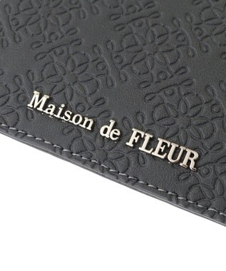 Maison de FLEUR FLEURモノグラムフラグメントケース Charcoal Gray