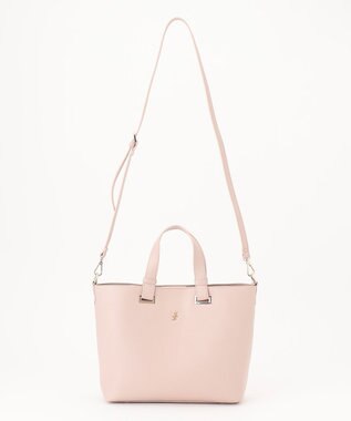 自由区 スムース2WAY バッグ ベージュ系