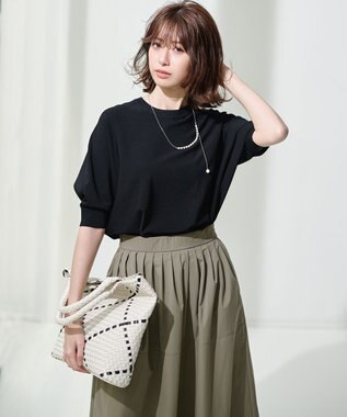 23区 【Oggi3月号掲載】メッシュ スクエア トートバッグ ホワイト系