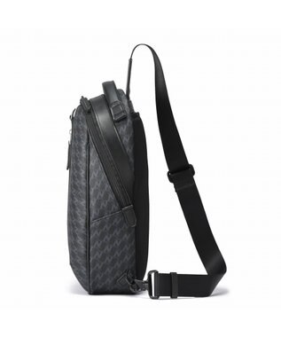 ZERO HALLIBURTON  ZH-モノグラム ショルダーバッグ 7L 630g 81523 ブラック