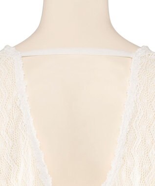 San-ai Resort（三愛水着楽園） レース羽織り　F　【San-ai Resort（サンアイリゾート）】 ホワイト