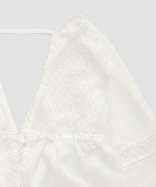 San-ai Resort（三愛水着楽園） レース羽織り　F　【San-ai Resort（サンアイリゾート）】 ホワイト