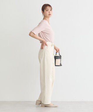 earth music&ecology ビットベルト Ivory