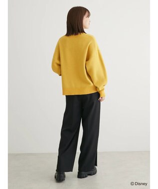 Green Parks Ｄｉｓｎｅｙ／ジャガードニットプルオーバー Yellow