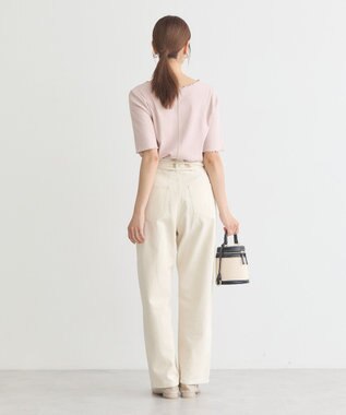 earth music&ecology ビットベルト Ivory