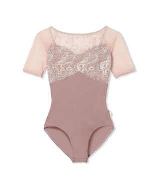 Chacott 【Nela ライン】ハーフスリーブレオタード