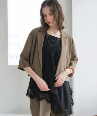 YECCA VECCA ステンレス2連チェーンネックレス Gold