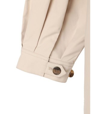 Green Parks 花粉防止　袖タックコート Beige