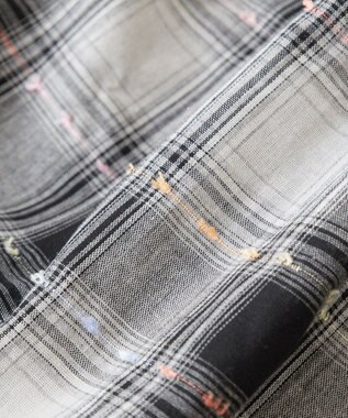 earth music&ecology チェックパターンバルーンキャミビスチェ Black