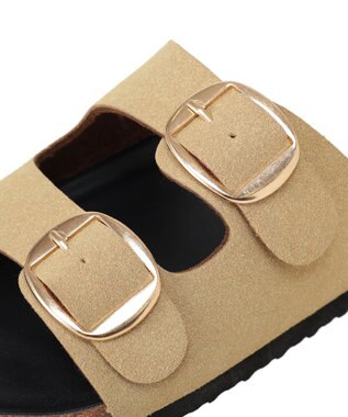 AMERICAN HOLIC フットベットダブルベルトサンダル Beige