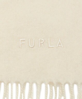 MOONBAT 【洗えるカシミヤ】FURLA カシミヤ100％ 無地ビッグマフラー／幅50cm オフホワイト