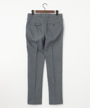 JOSEPH ABBOUD 【キングサイズ・ウエストも伸びる！/ストレッチ】ミックスリネンシャンブレーパンツ グレー系