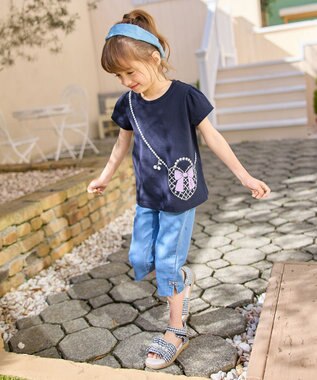 ANY KIDS 接触冷感 しろくま パンツ デニム