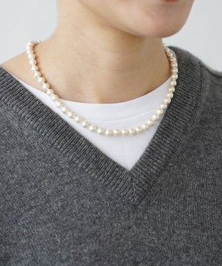 monshiro 【コットンパール】ヤマブドウショート ネックレス アンティークゴールド