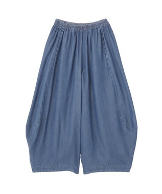 YECCA VECCA デニムコクーンドレープパンツ Indigo