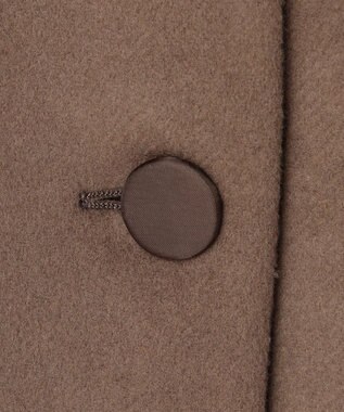 ICB 【WEB＆一部店舗限定】WooloopShortBeaver ショールカラーコート ディープモカ