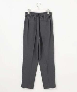 Feroux 【洗える】美シルエットカラーテーパード パンツ グレー系