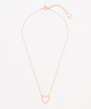 TOCCA WISH IN HEART NECKLACE ネックレス ローズ系