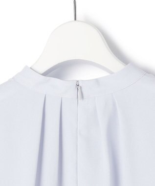23区 【先行予約】バックサテンアムンゼン フロントタックブラウス スカイブルー系