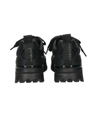 INTER-CHAUSSURES 【BUSSOLA】レースアップスニーカー ブラック