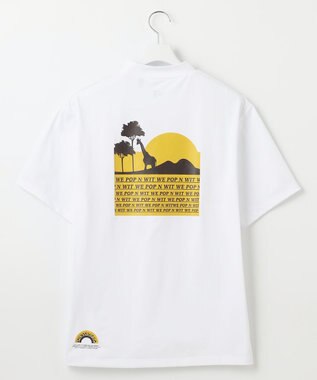 PW CIRCULUS 【UVカット / 吸水速乾 / 伸縮性抜群】【MEN】アニマルフォトモック T ホワイト系1