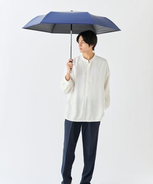 MOONBAT 【遮光100％/超軽量/自動開閉】マジで軽い傘 晴雨兼用 折りたたみ日傘 58cm マジカルテックプロテクション ディープブルー