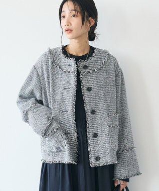 CRAFT STANDARD BOUTIQUE ツイードフリンジジャケット